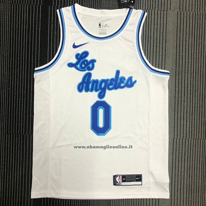 Maglia Los Angeles Lakers Russell Westbrook #0 Classic 2019-20 Bianco
